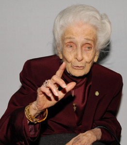 Rita Levi-Montalcini. Foto de Giuseppe Nicoloro