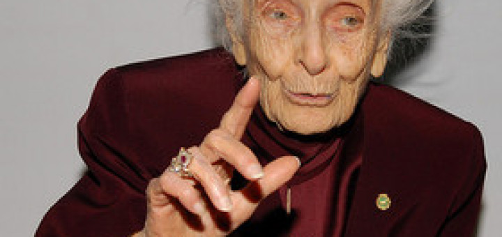 Rita Levi-Montalcini. Foto de Giuseppe Nicoloro
